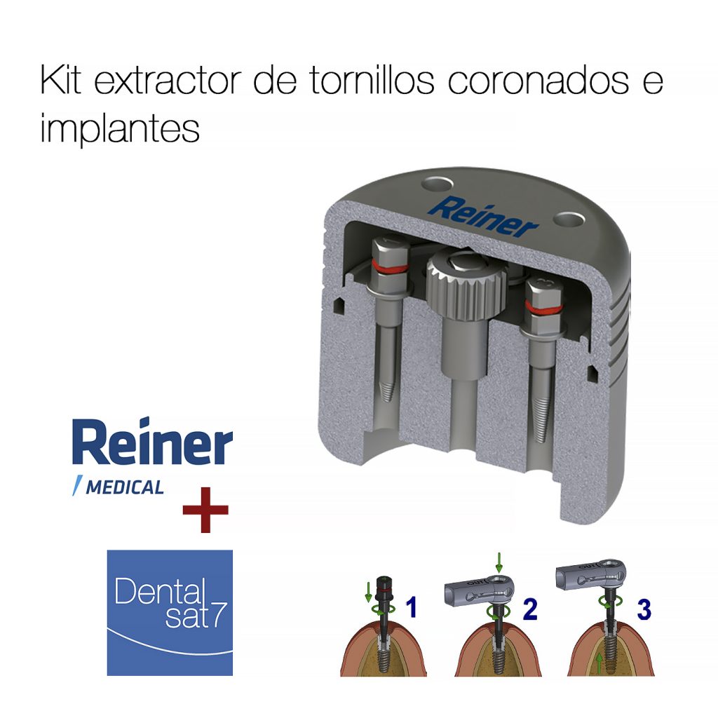 Kit extractor de tornillos coronados REINER